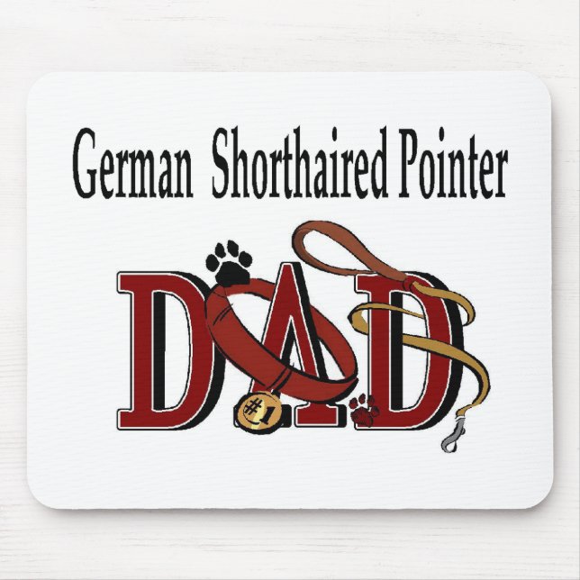 German Shorthaired Pointer Dad Gifts Mouse Mat (Front)