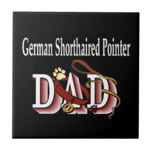German Shorthaired Pointer Dad Tile