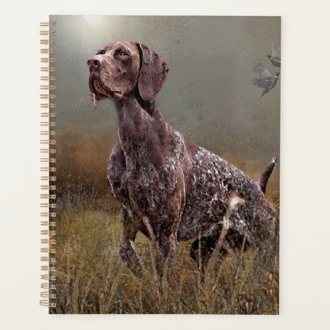 German Shorthaired Pointer ,Deutsch Kurzhaar Tapes Planner (Front)