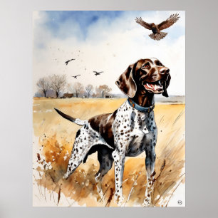 German Shorthaired Pointer - Dog Art Print