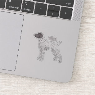 German Shorthaired Pointer dog cartoon