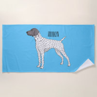 German Shorthaired Pointer dog cartoon