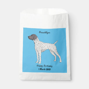 German Shorthaired Pointer dog cartoon Favour Bags