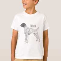 German Shorthaired Pointer dog cartoon 
