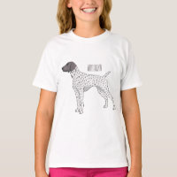 German Shorthaired Pointer dog cartoon
