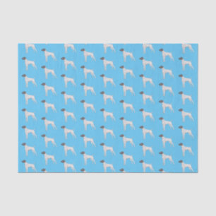 German Shorthaired Pointer dog cartoon  Tissue Paper