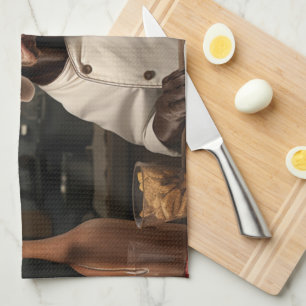 German Shorthaired Pointer Dog Chef Tea Towel