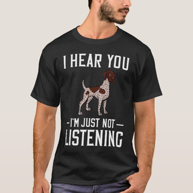 German Shorthaired Pointer Dog  Puppies Owner T-Shirt (Front)