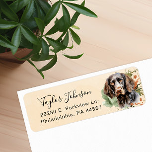 German Shorthaired Pointer Dog Return Address
