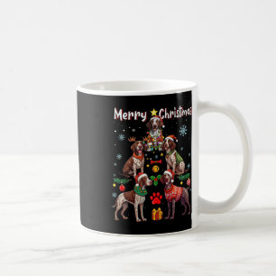 German Shorthaired Pointer Dogs Merry Christmas Tr Coffee Mug