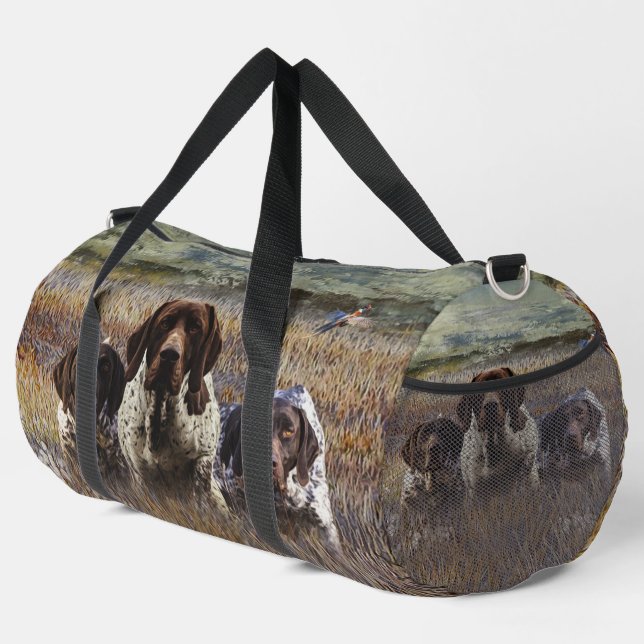 German Shorthaired pointer   Duffle Bag (Right Corner)