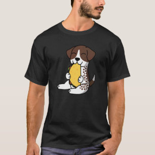German Shorthaired Pointer Eating A Taco Dog T-Shirt