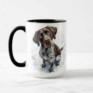 German Shorthaired Pointer Explain Christmas Mug