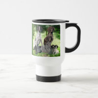 German Shorthaired Pointer Family Travel Mug