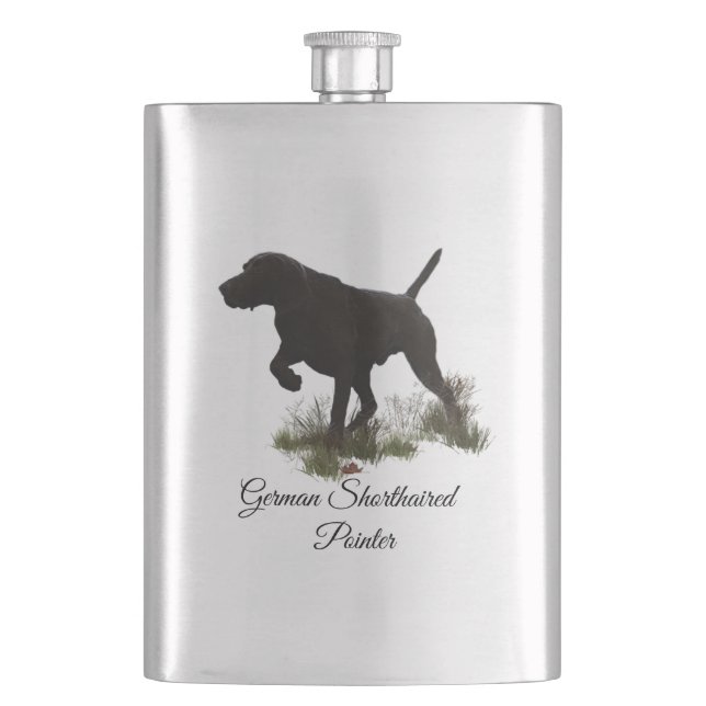German Shorthaired Pointer Flask (Front)