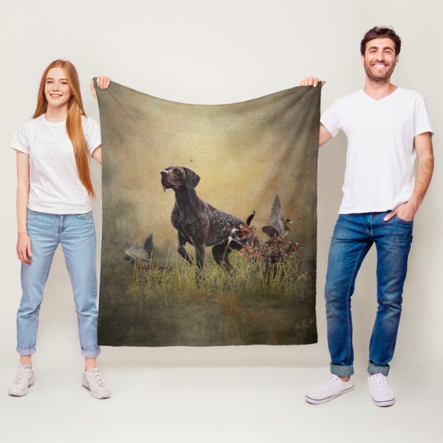 German Shorthaired Pointer     Fleece Blanket (In Situ)