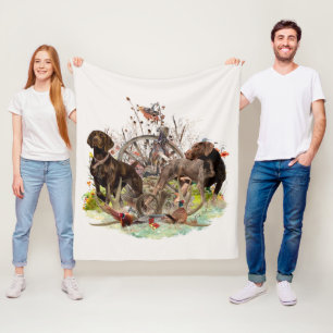 German Shorthaired Pointer      Fleece Blanket