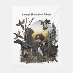 German Shorthaired Pointer  Fleece Blanket