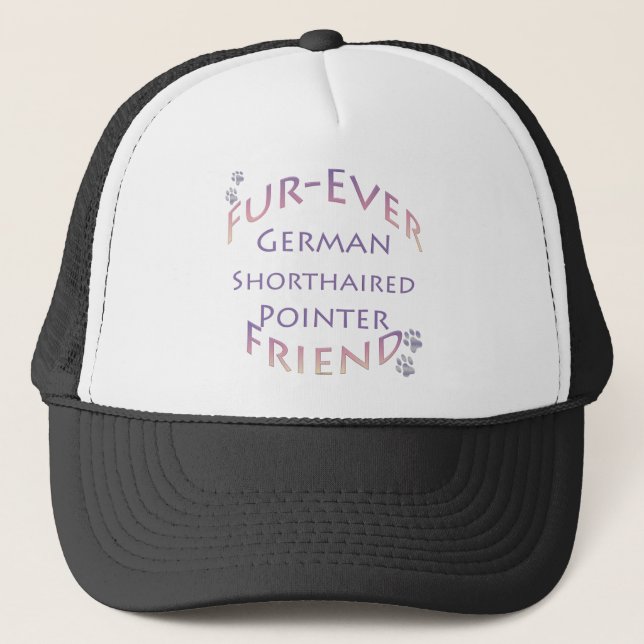 German Shorthaired Pointer Furever Trucker Hat (Front)