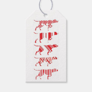 GERMAN SHORTHAIRED POINTER - Gift Tags, Candy Cane Tags