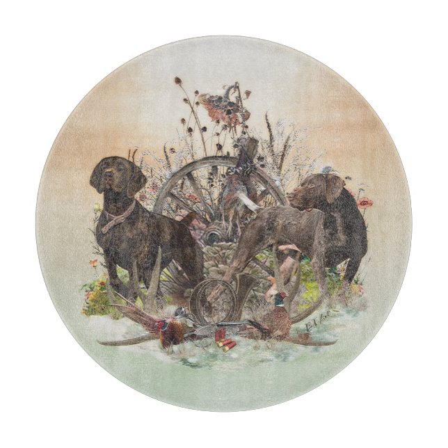 German Shorthaired Pointer GSP    Cutting Board (Front)