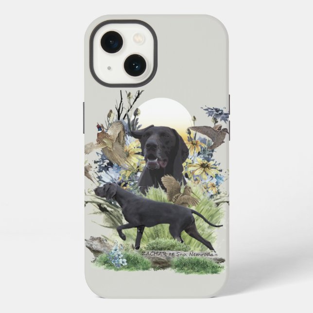 German Shorthaired Pointer GSP    iPhone Case (Back)