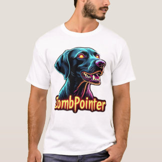 German Shorthaired Pointer GSP Zombie Dog Hallowee T-Shirt