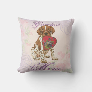 German Shorthaired Pointer Heart Mum Cushion