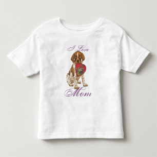 German Shorthaired Pointer Heart Mum Toddler T-Shirt