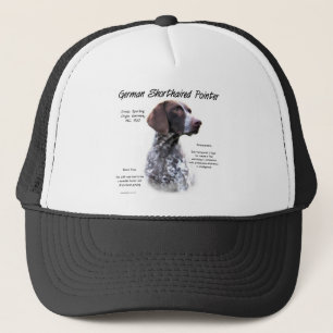 German Shorthaired Pointer History Design Trucker Hat