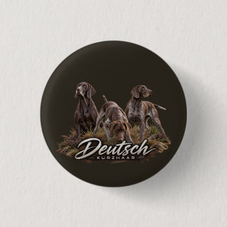 German Shorthaired Pointer– Hunting Collection 3 Cm Round Badge