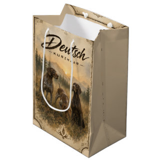German Shorthaired Pointer– Hunting Collection Medium Gift Bag