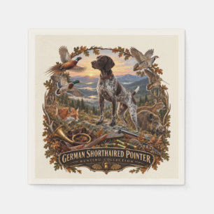 German Shorthaired Pointer– Hunting Collection Napkin