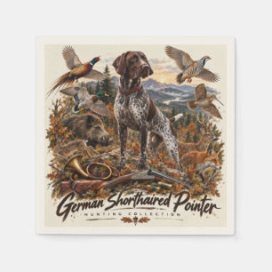 German Shorthaired Pointer– Hunting Collection Napkin