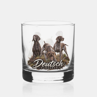 German Shorthaired Pointer– Hunting Collection Whiskey Glass