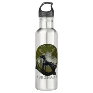 German Shorthaired Pointer , Hunting  logo  710 Ml Water Bottle