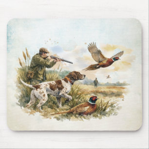 German Shorthaired Pointer ,hunting Mouse Mat