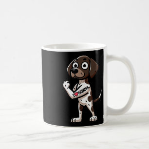 German Shorthaired Pointer I Love Grandpa Funny Do Coffee Mug