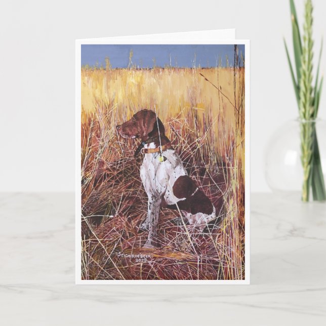  German Shorthaired Pointer in her Prime Thank You Card (Front)