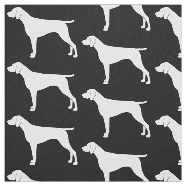 German Shorthaired Pointer in Silhouette Fabric (Swatch)