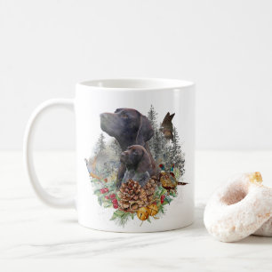 German Shorthaired Pointer in winter  Coffee Mug