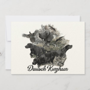German Shorthaired pointer   Invitation