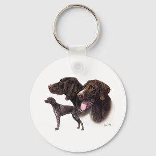 German Shorthaired Pointer Key Ring