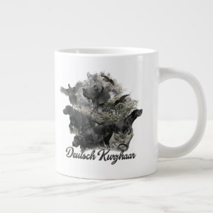 German Shorthaired pointer   Large Coffee Mug