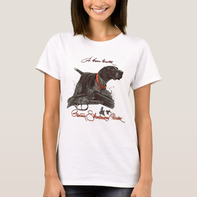German Shorthaired Pointer Long Sleeve Shirt. A Bo T-Shirt (Front)