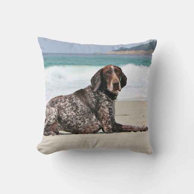 German Shorthaired Pointer - Luke - Riley Cushion (Front)