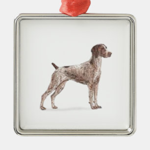 German Shorthaired Pointer Metal Tree Decoration
