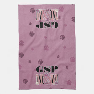 German Shorthaired Pointer MOM Tea Towel