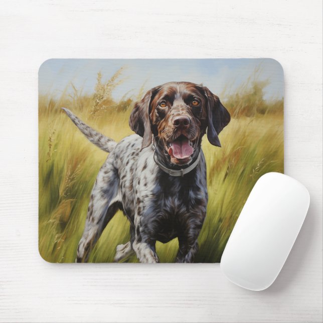German Shorthaired Pointer Mouse Mat (With Mouse)