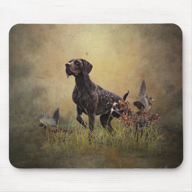 German Shorthaired Pointer   Mouse Mat (Front)